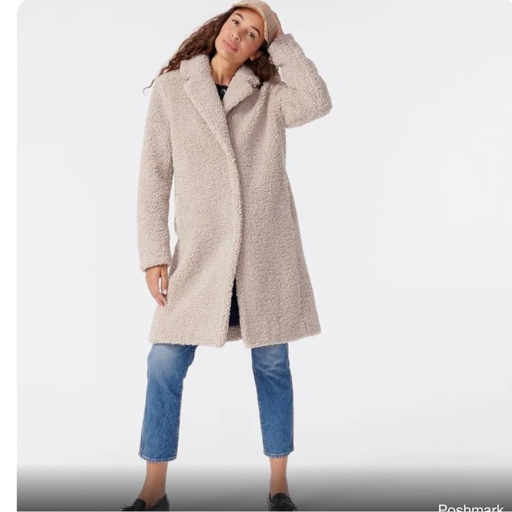 J. Crew teddy Sherpa Coat